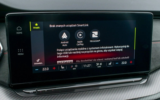 Skoda Octavia cena 203200 przebieg: 5, rok produkcji 2024 z Wąsosz małe 497